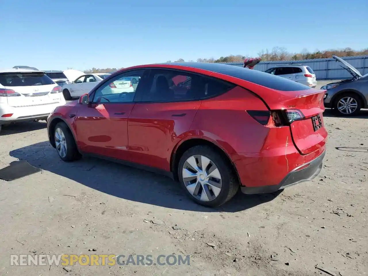 2 Photograph of a damaged car 7SAYGDEE0NA012619 TESLA MODEL Y 2022