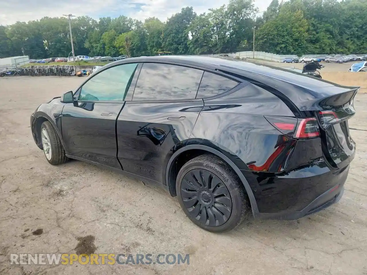 2 fotografías del automóvil dañado 7SAYGDEE0NA014287 TESLA MODEL Y 2022