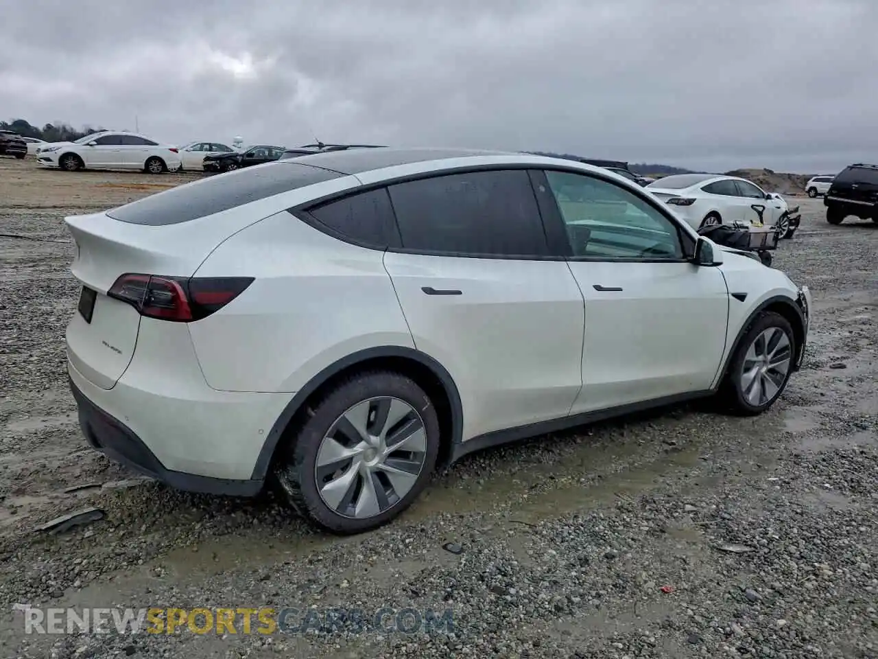3 Photograph of a damaged car 7SAYGDEE0NA016623 TESLA MODEL Y 2022