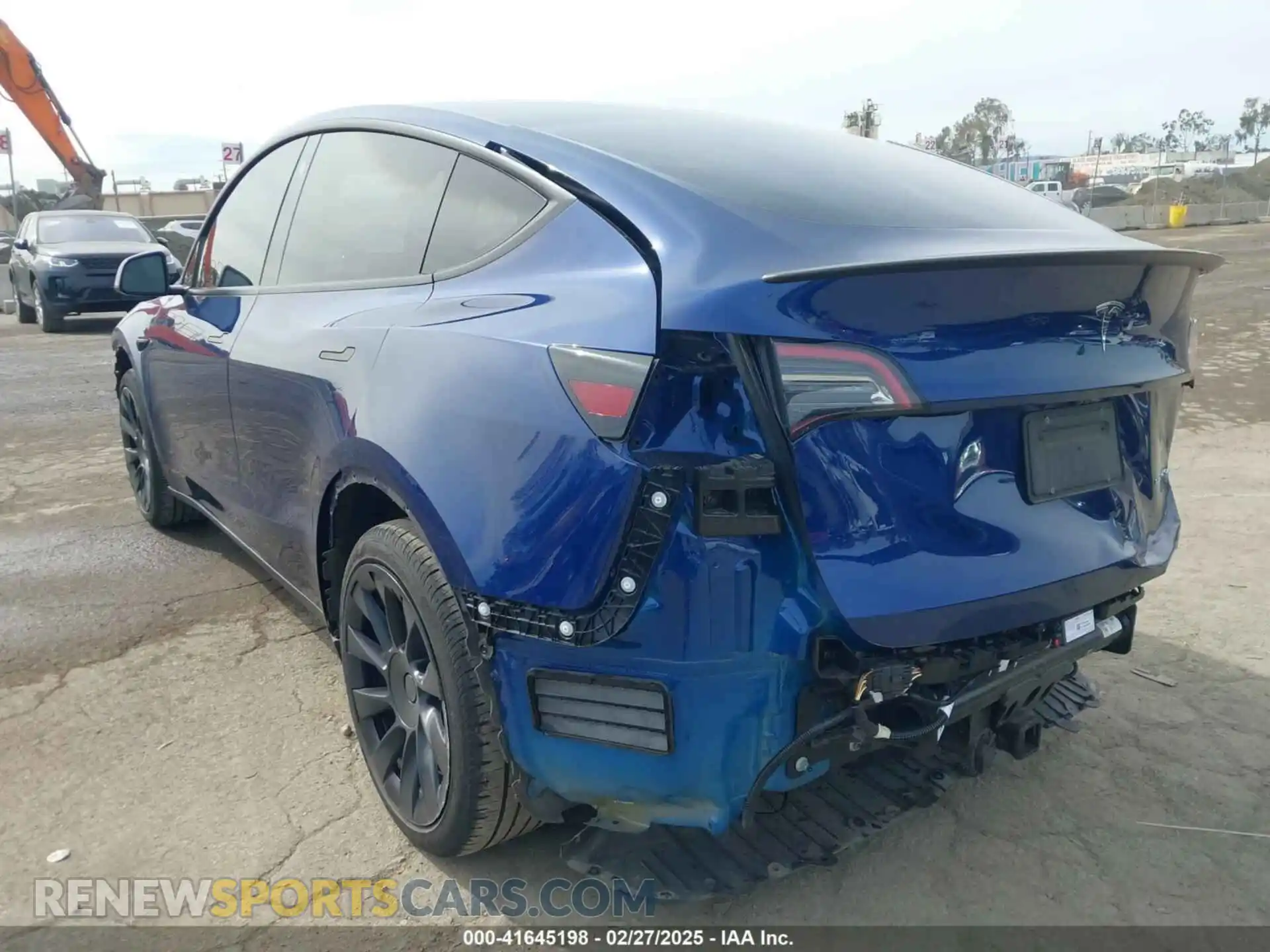 3 fotografías del automóvil dañado 7SAYGDEE0NA019067 TESLA MODEL Y 2022