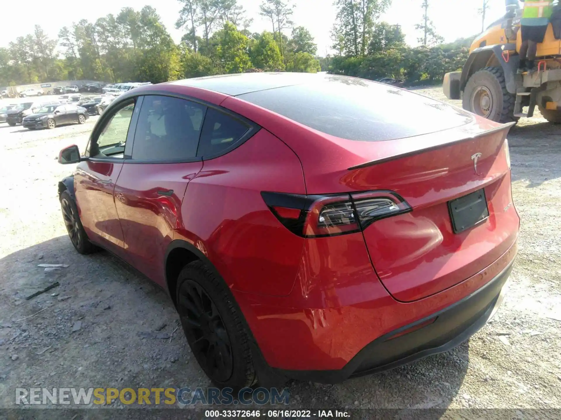 3 Photograph of a damaged car 7SAYGDEE0NF313071 TESLA MODEL Y 2022