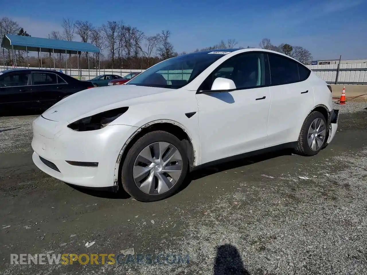 1 Photograph of a damaged car 7SAYGDEE0NF314334 TESLA MODEL Y 2022