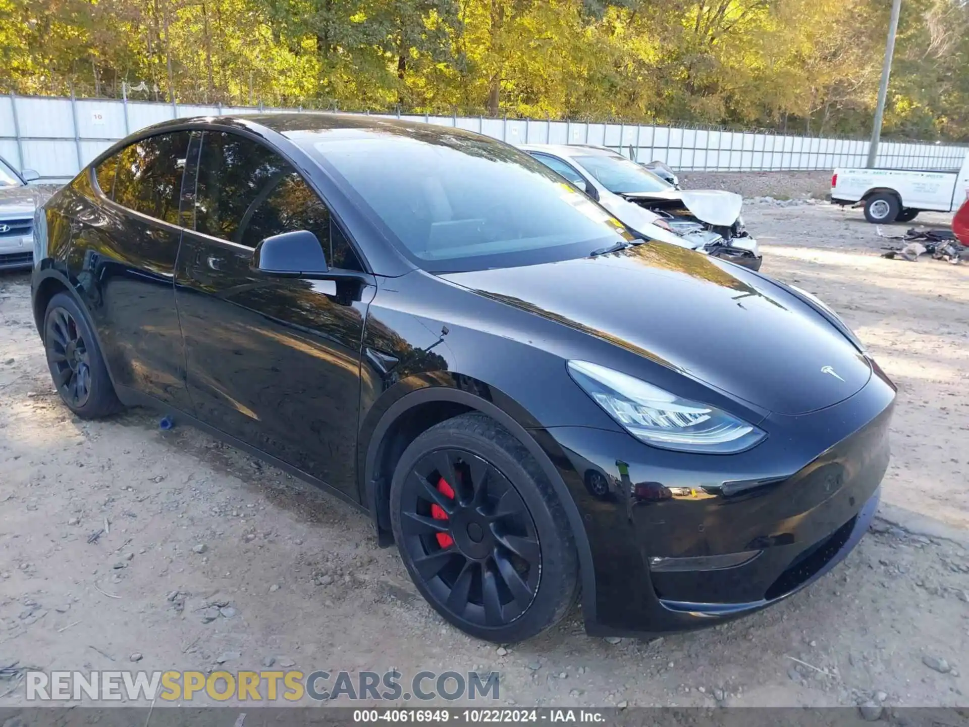 1 Фотография поврежденного автомобиля 7SAYGDEE0NF321512 TESLA MODEL Y 2022