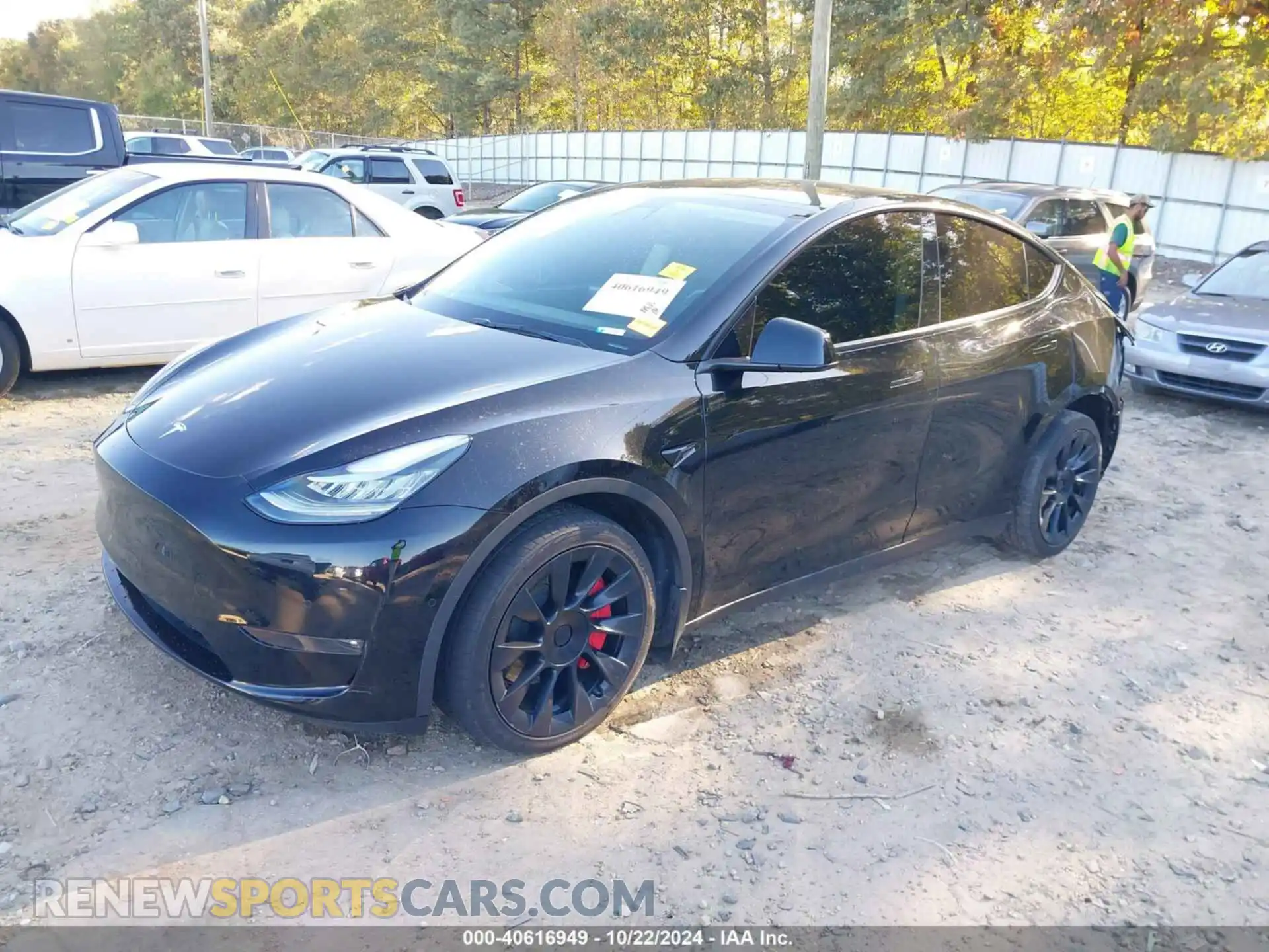 2 Фотография поврежденного автомобиля 7SAYGDEE0NF321512 TESLA MODEL Y 2022