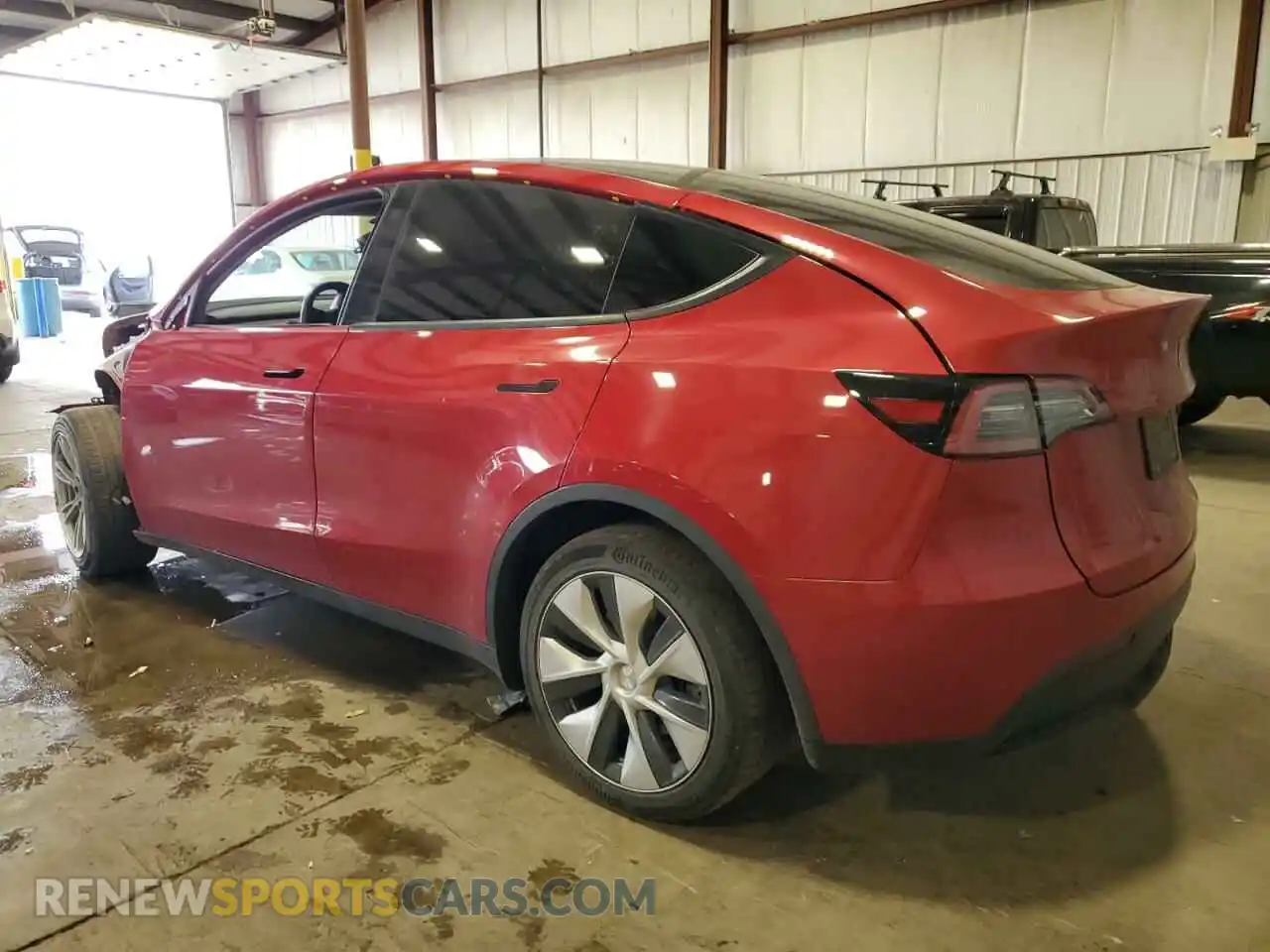 2 Photograph of a damaged car 7SAYGDEE0NF339122 TESLA MODEL Y 2022