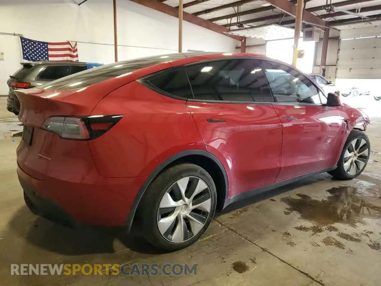 3 Photograph of a damaged car 7SAYGDEE0NF339122 TESLA MODEL Y 2022
