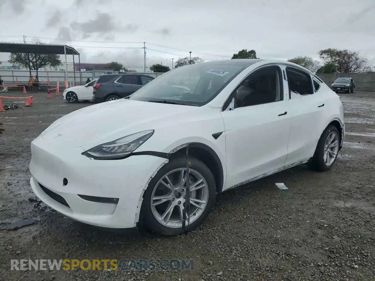 1 Photograph of a damaged car 7SAYGDEE0NF347611 TESLA MODEL Y 2022