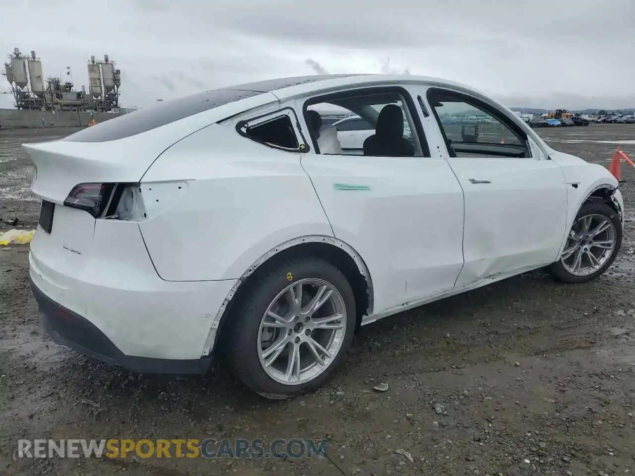 3 Photograph of a damaged car 7SAYGDEE0NF347611 TESLA MODEL Y 2022