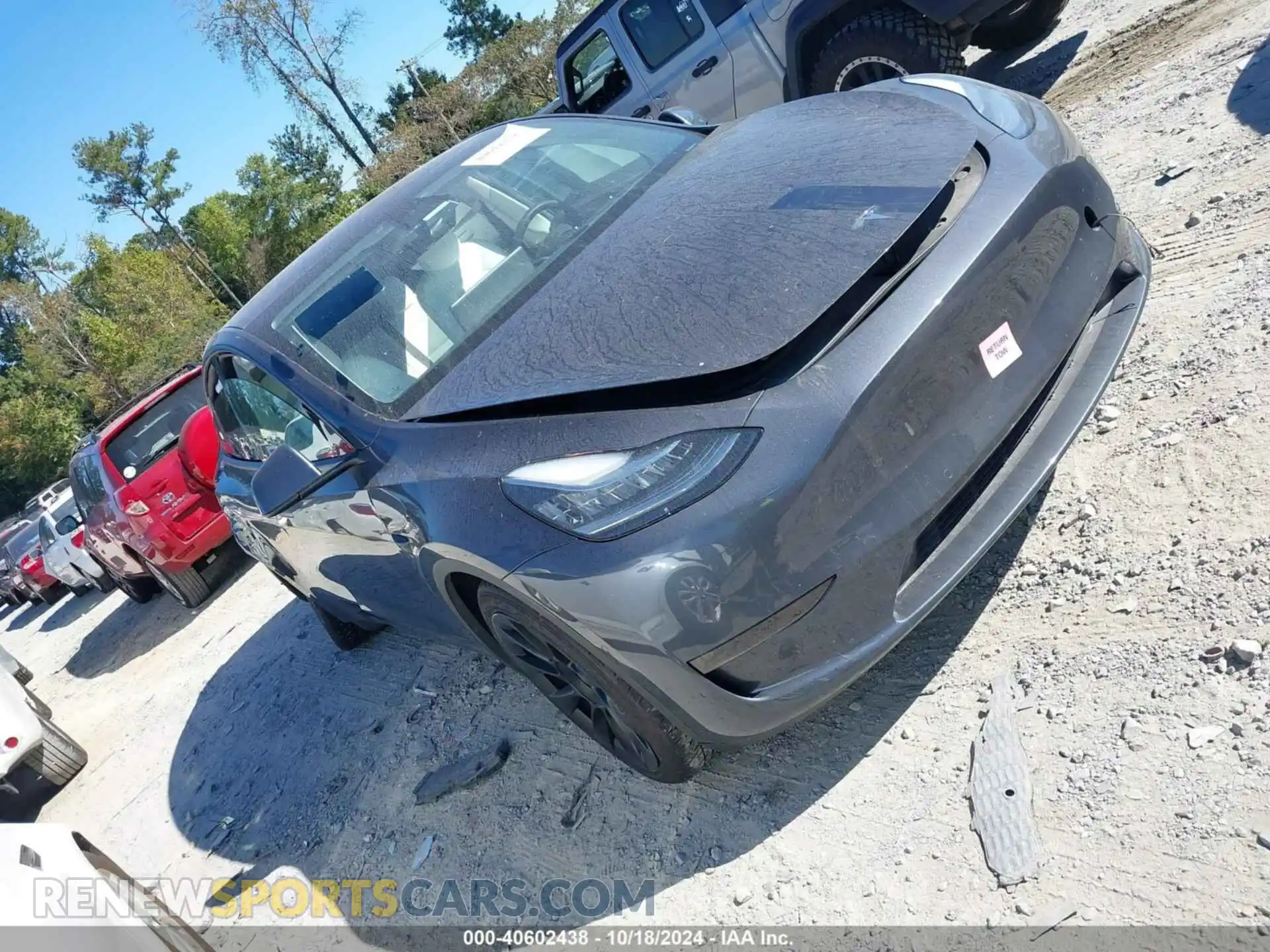 1 Photograph of a damaged car 7SAYGDEE0NF353599 TESLA MODEL Y 2022