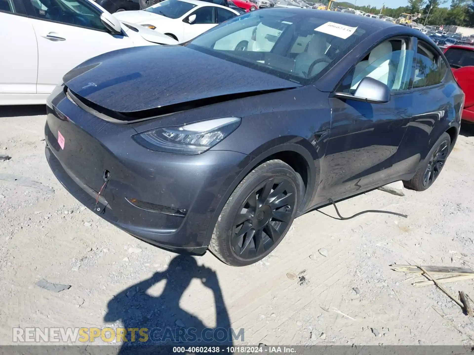 2 Photograph of a damaged car 7SAYGDEE0NF353599 TESLA MODEL Y 2022