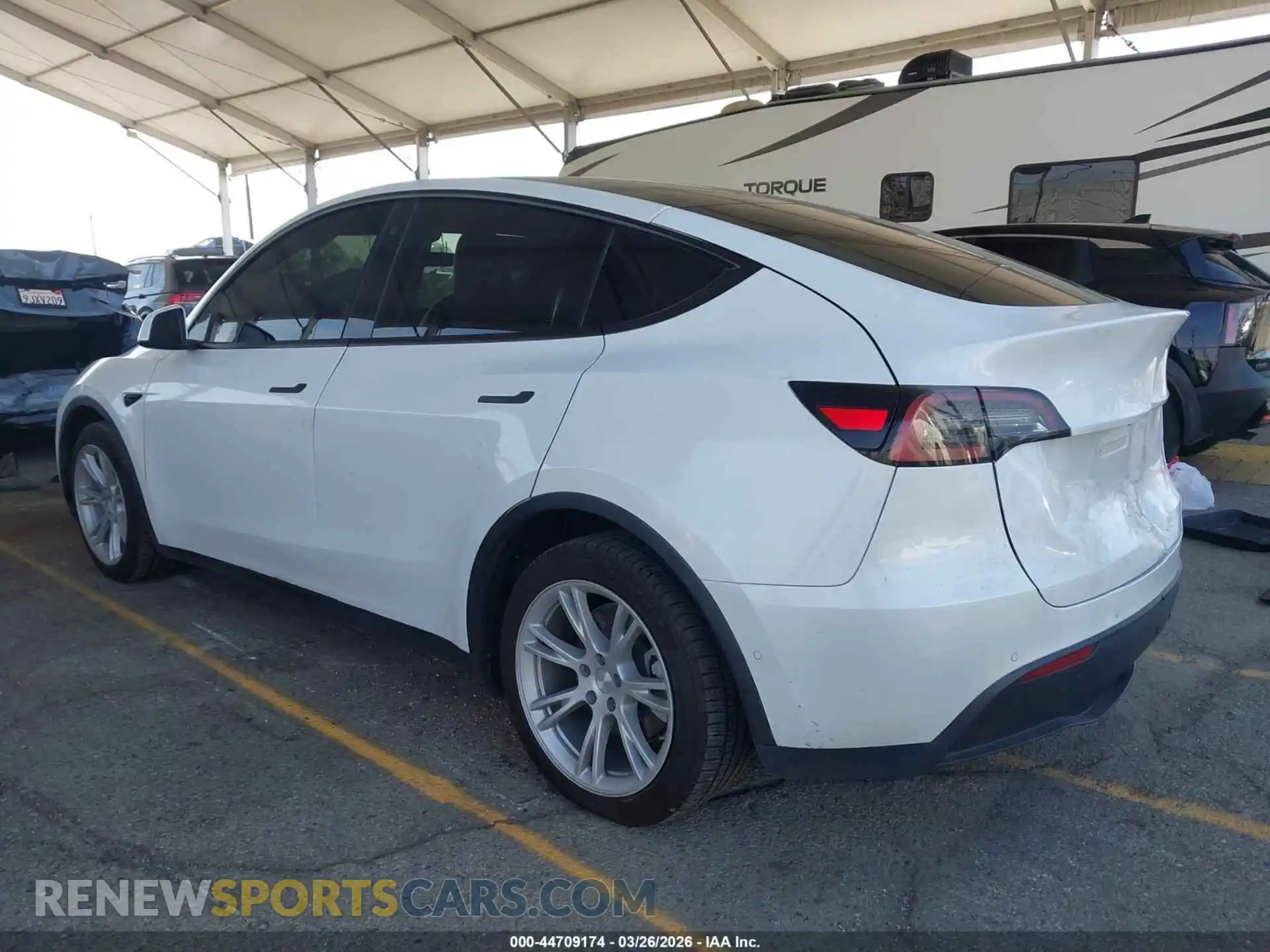 3 Photograph of a damaged car 7SAYGDEE0NF363601 TESLA MODEL Y 2022