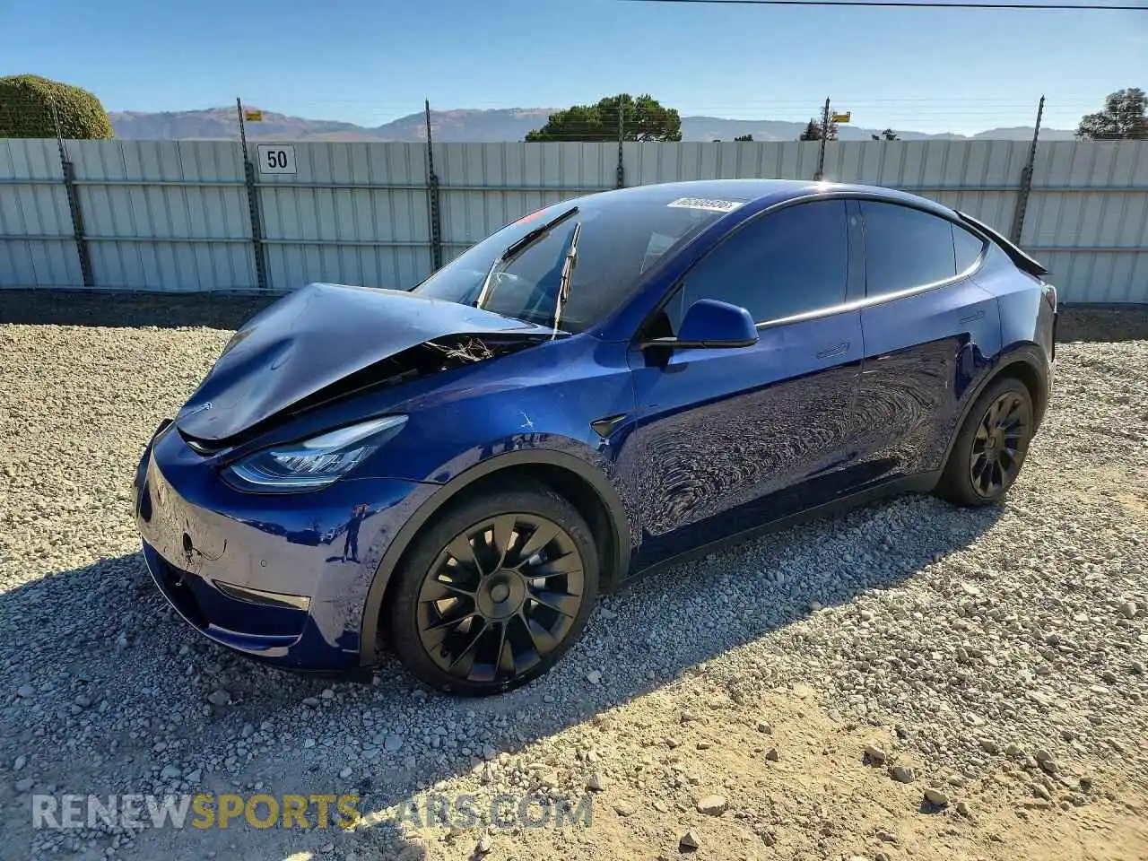 1 Фотография поврежденного автомобиля 7SAYGDEE0NF363730 TESLA MODEL Y 2022