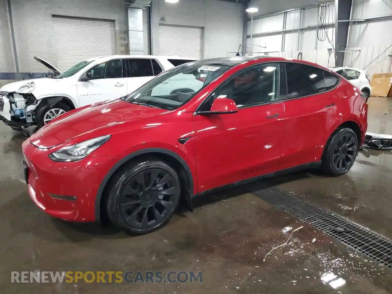 1 Photograph of a damaged car 7SAYGDEE0NF386585 TESLA MODEL Y 2022