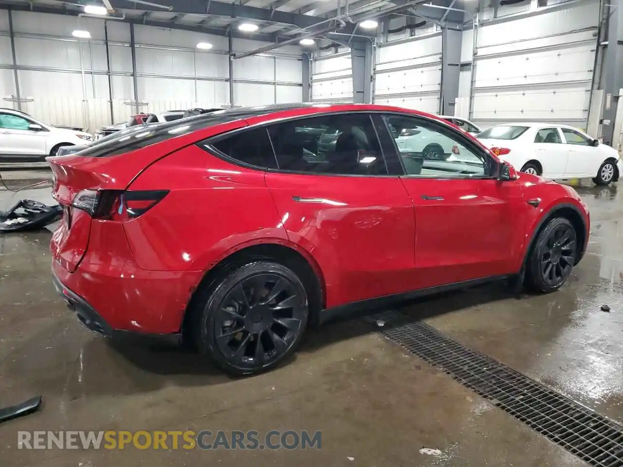 3 Photograph of a damaged car 7SAYGDEE0NF386585 TESLA MODEL Y 2022