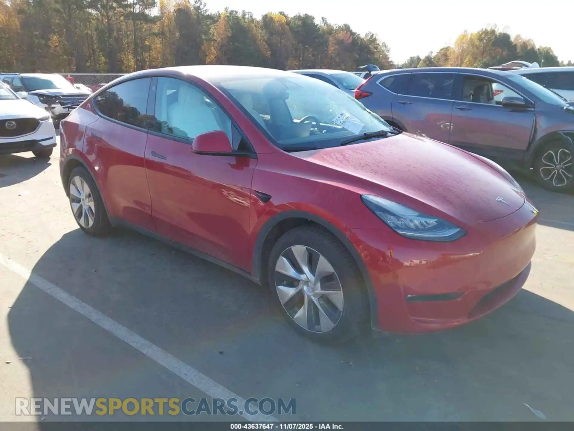1 Photograph of a damaged car 7SAYGDEE0NF391625 TESLA MODEL Y 2022