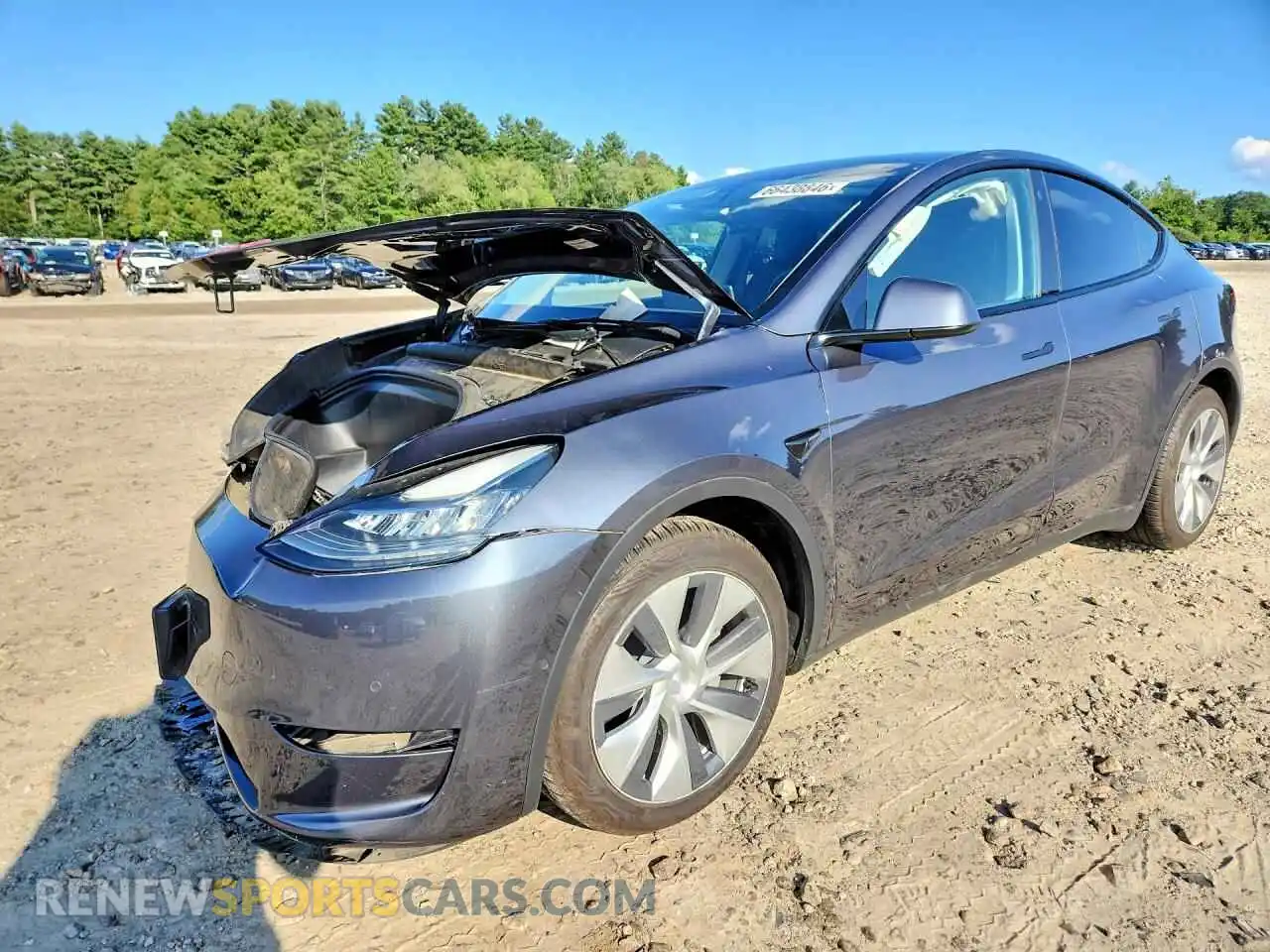 1 fotografías del automóvil dañado 7SAYGDEE0NF391706 TESLA MODEL Y 2022