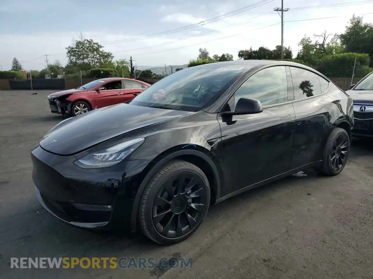 1 Photograph of a damaged car 7SAYGDEE0NF392774 TESLA MODEL Y 2022
