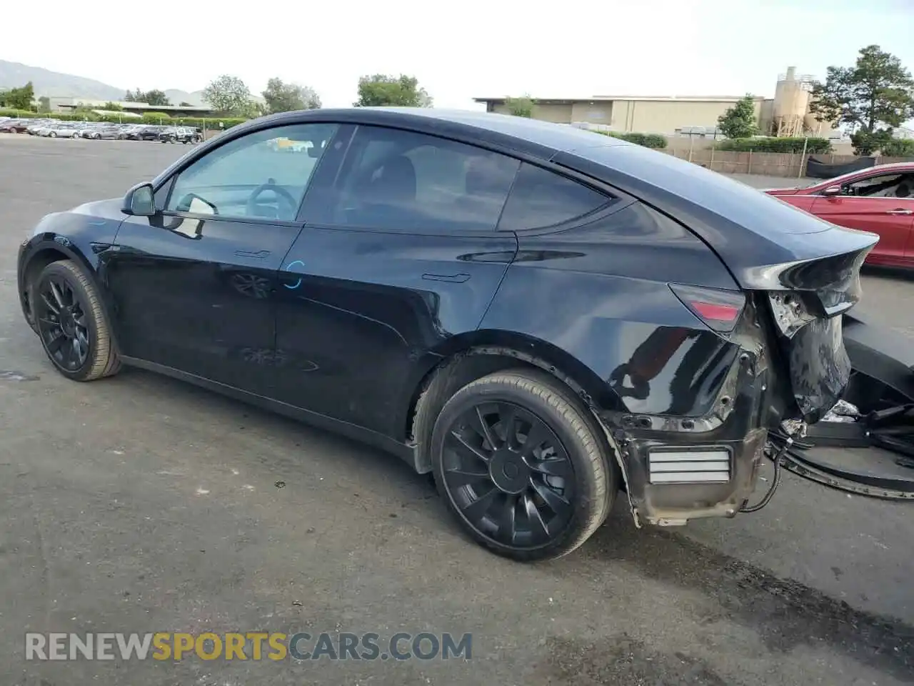 2 Photograph of a damaged car 7SAYGDEE0NF392774 TESLA MODEL Y 2022