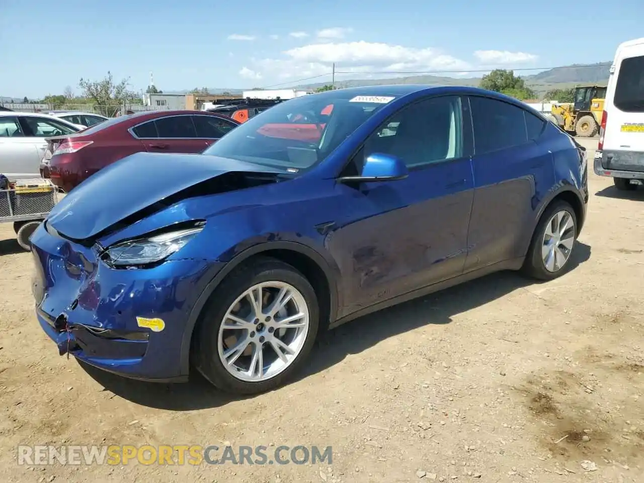 1 Photograph of a damaged car 7SAYGDEE0NF394105 TESLA MODEL Y 2022