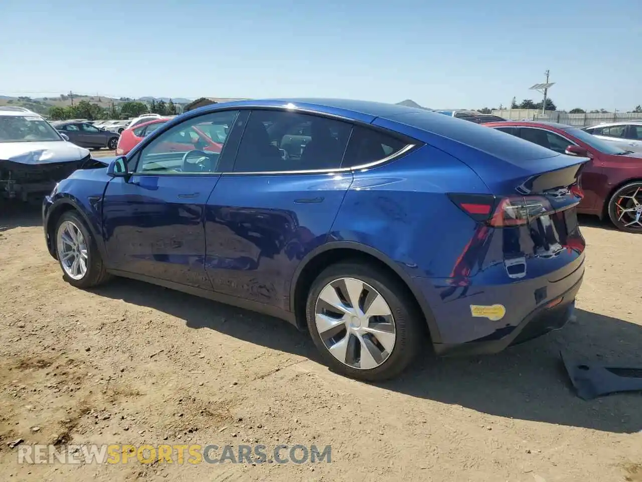 2 Photograph of a damaged car 7SAYGDEE0NF394105 TESLA MODEL Y 2022