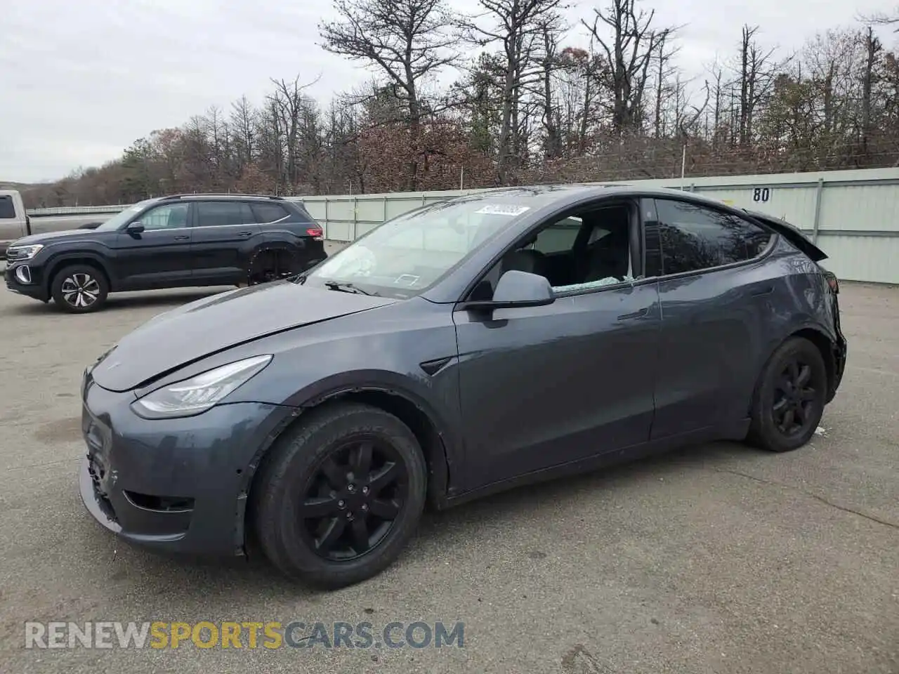 1 Photograph of a damaged car 7SAYGDEE0NF401683 TESLA MODEL Y 2022