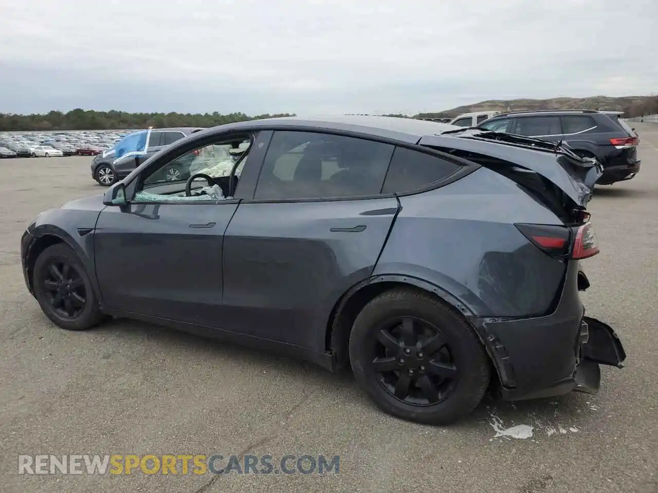 2 Photograph of a damaged car 7SAYGDEE0NF401683 TESLA MODEL Y 2022