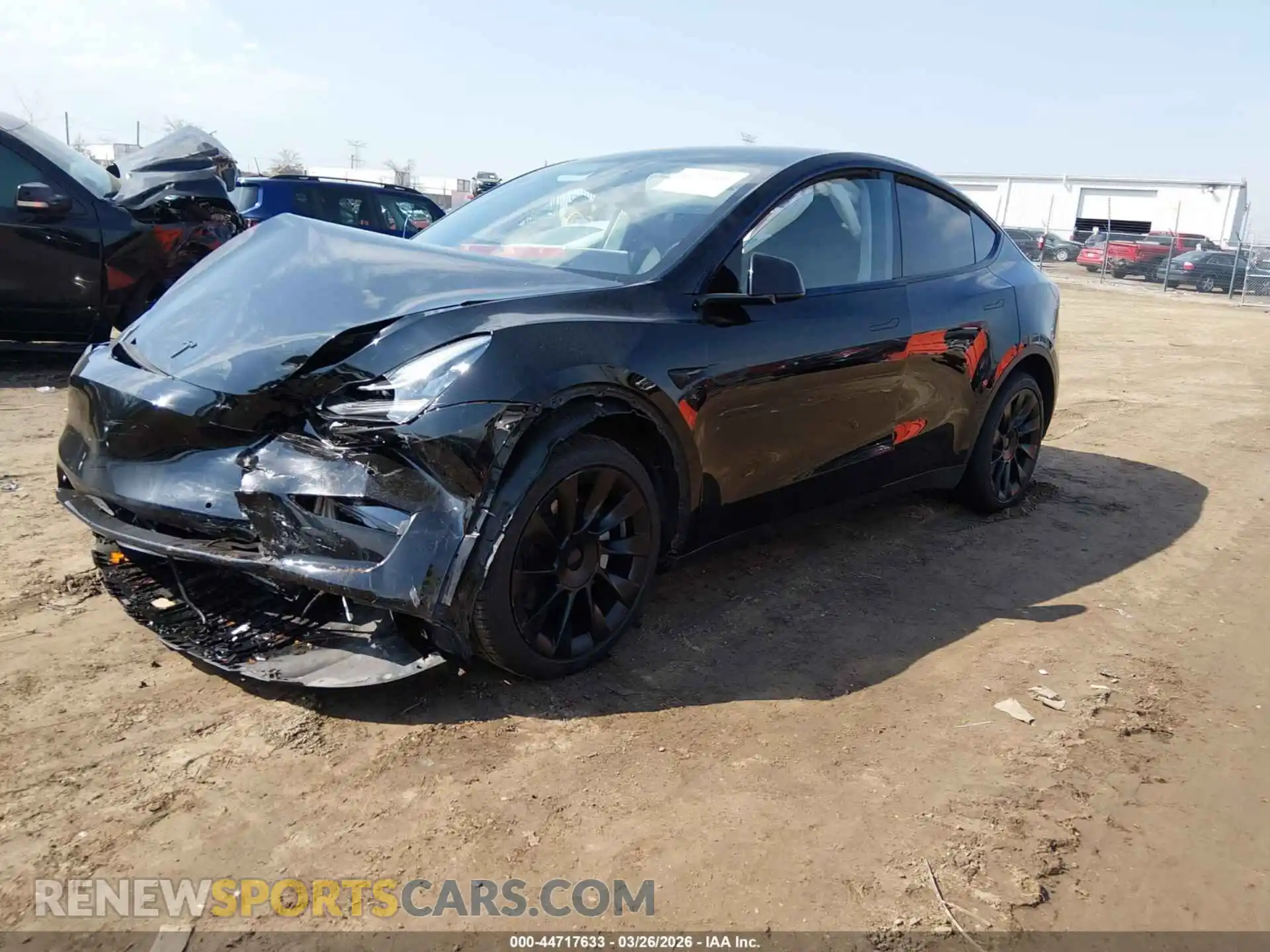 2 Photograph of a damaged car 7SAYGDEE0NF419861 TESLA MODEL Y 2022