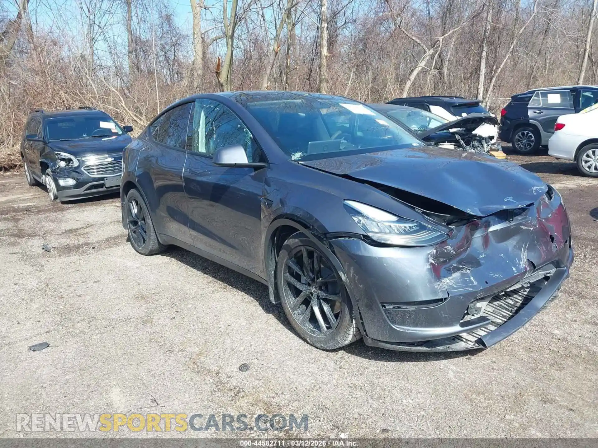 1 Photograph of a damaged car 7SAYGDEE0NF426308 TESLA MODEL Y 2022