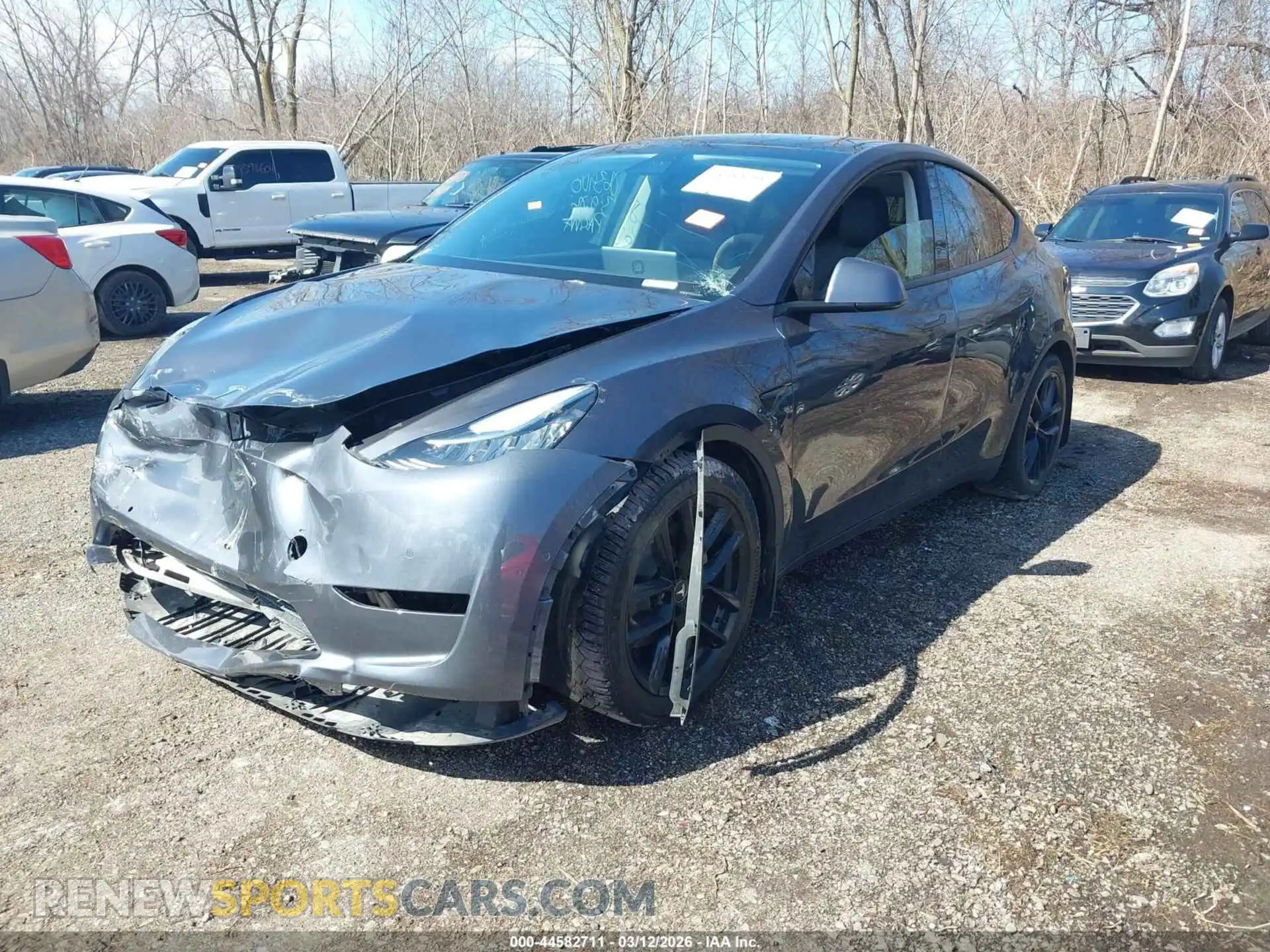 2 Photograph of a damaged car 7SAYGDEE0NF426308 TESLA MODEL Y 2022