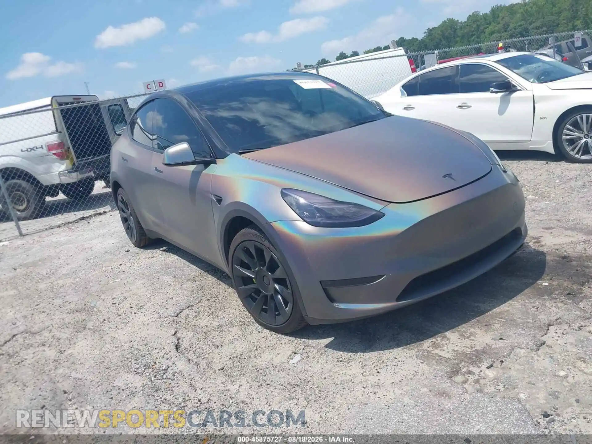 1 Photograph of a damaged car 7SAYGDEE0NF426762 TESLA MODEL Y 2022