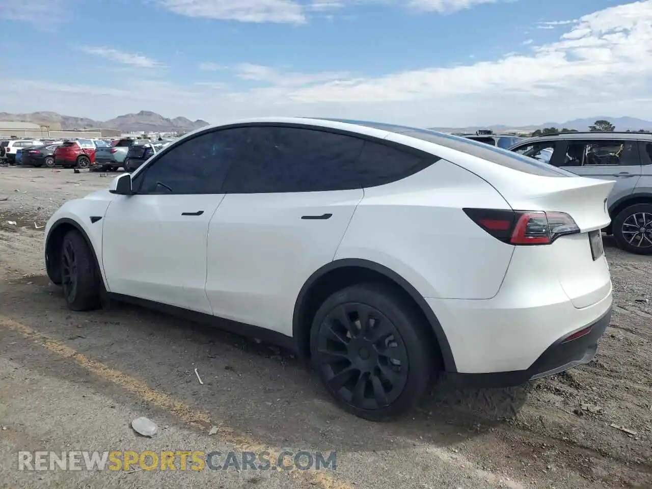 2 Photograph of a damaged car 7SAYGDEE0NF444002 TESLA MODEL Y 2022