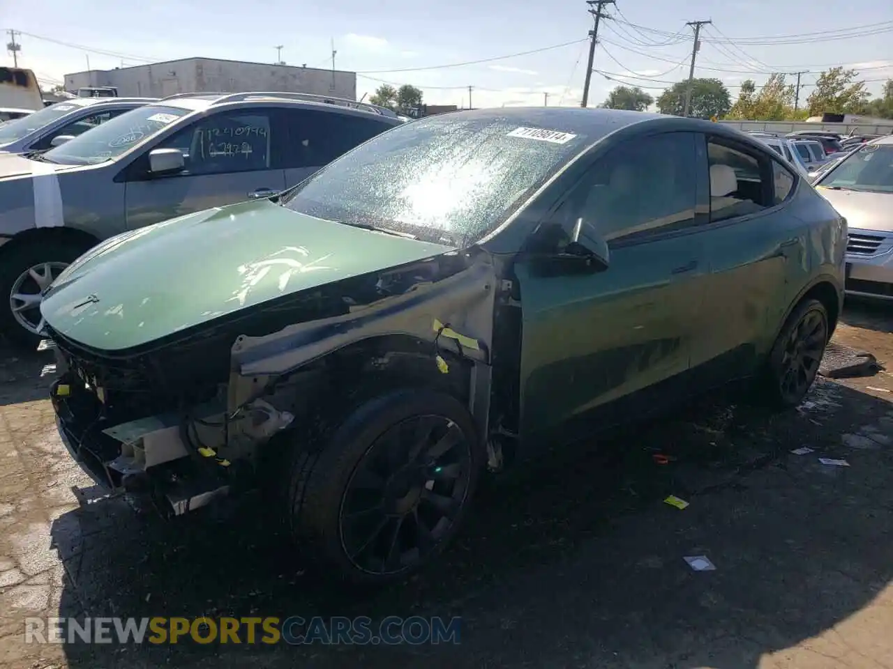 1 Фотография поврежденного автомобиля 7SAYGDEE0NF446218 TESLA MODEL Y 2022