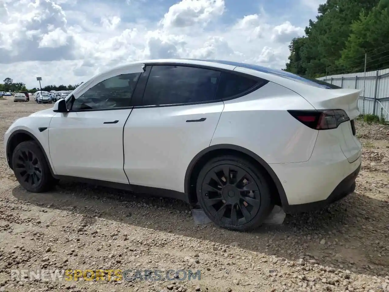 2 Photograph of a damaged car 7SAYGDEE0NF447238 TESLA MODEL Y 2022