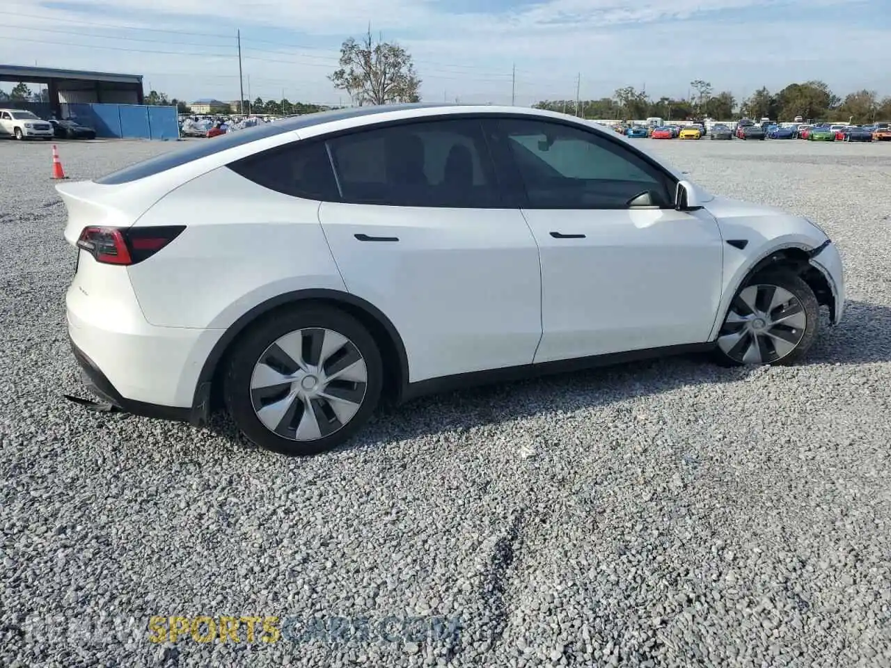 3 Photograph of a damaged car 7SAYGDEE0NF449684 TESLA MODEL Y 2022