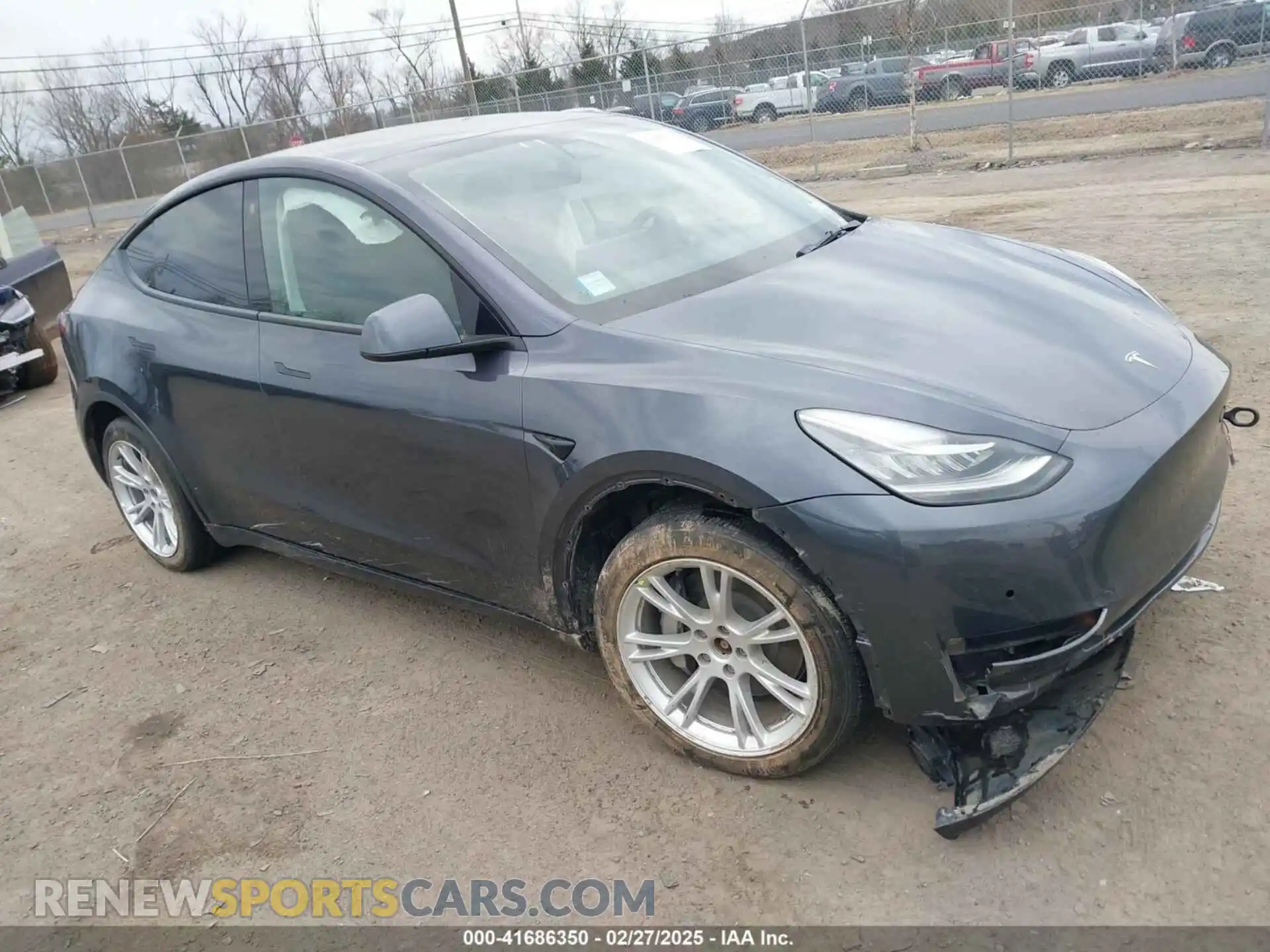 1 Фотография поврежденного автомобиля 7SAYGDEE0NF451385 TESLA MODEL Y 2022