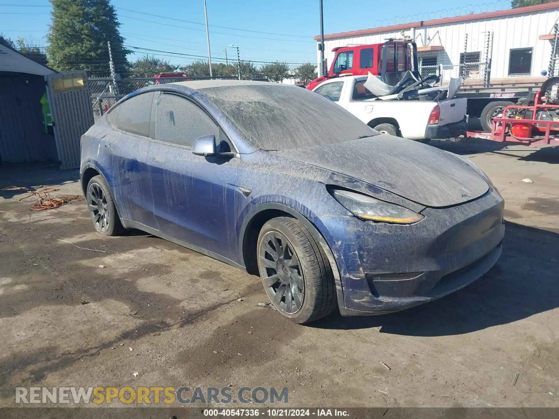 1 Photograph of a damaged car 7SAYGDEE0NF481051 TESLA MODEL Y 2022