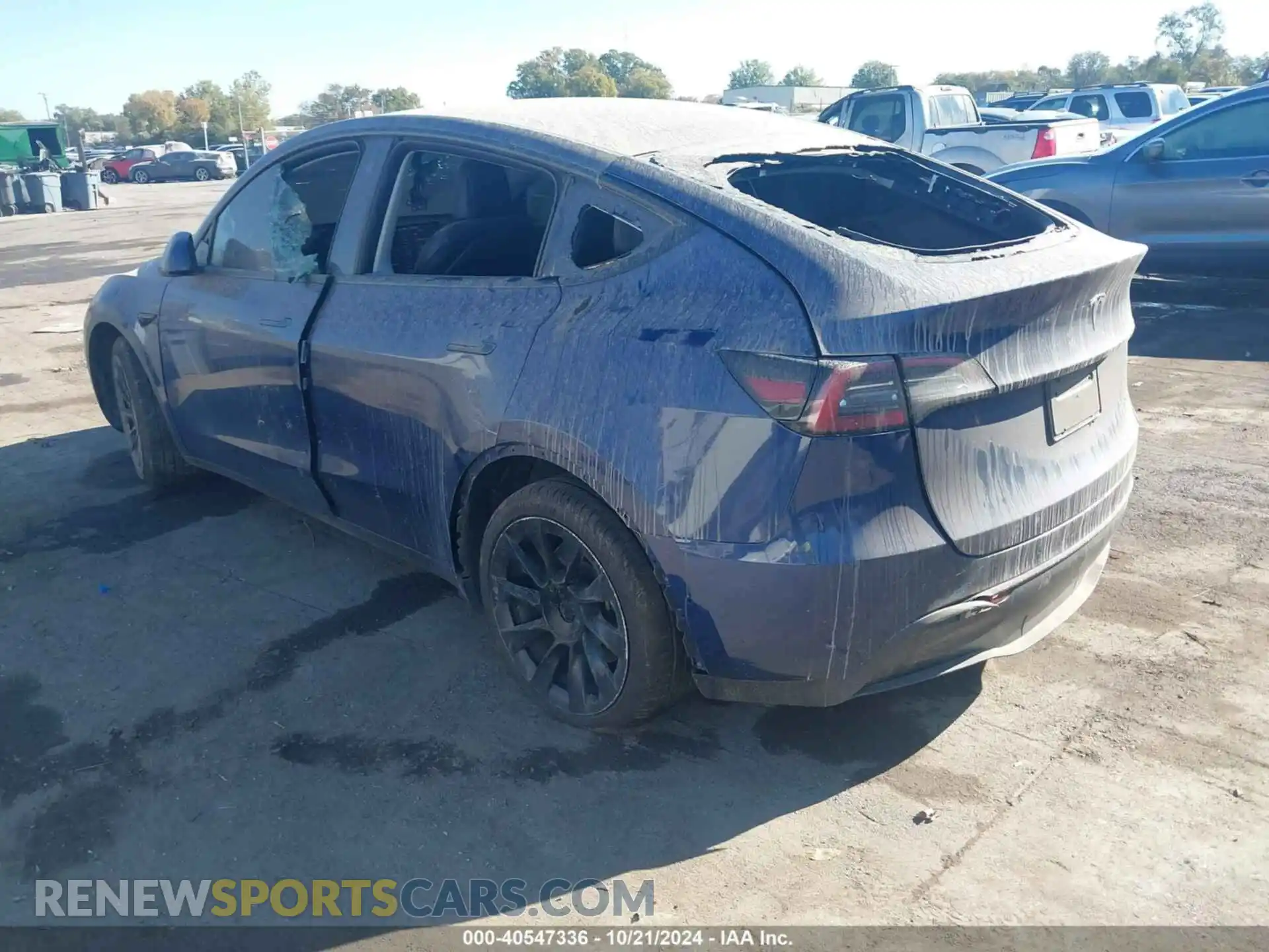 3 Photograph of a damaged car 7SAYGDEE0NF481051 TESLA MODEL Y 2022