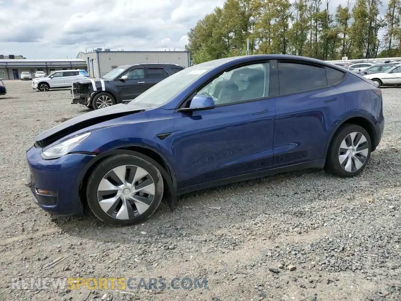 1 Photograph of a damaged car 7SAYGDEE0NF504683 TESLA MODEL Y 2022