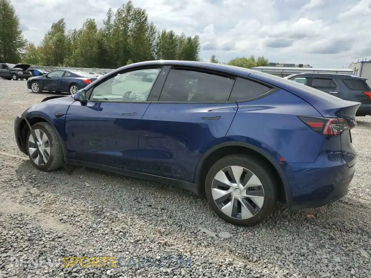 2 Photograph of a damaged car 7SAYGDEE0NF504683 TESLA MODEL Y 2022