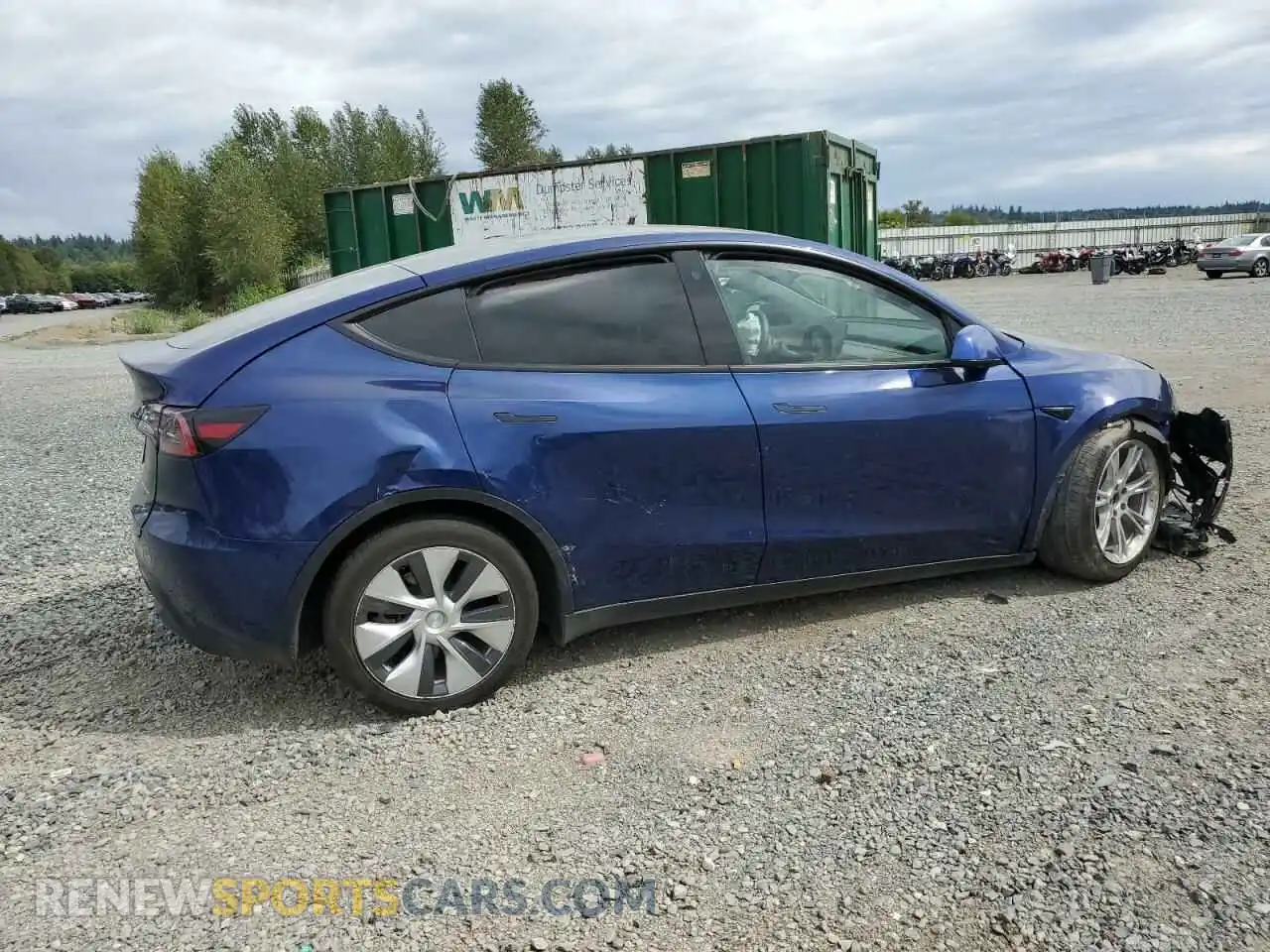 3 Photograph of a damaged car 7SAYGDEE0NF504683 TESLA MODEL Y 2022