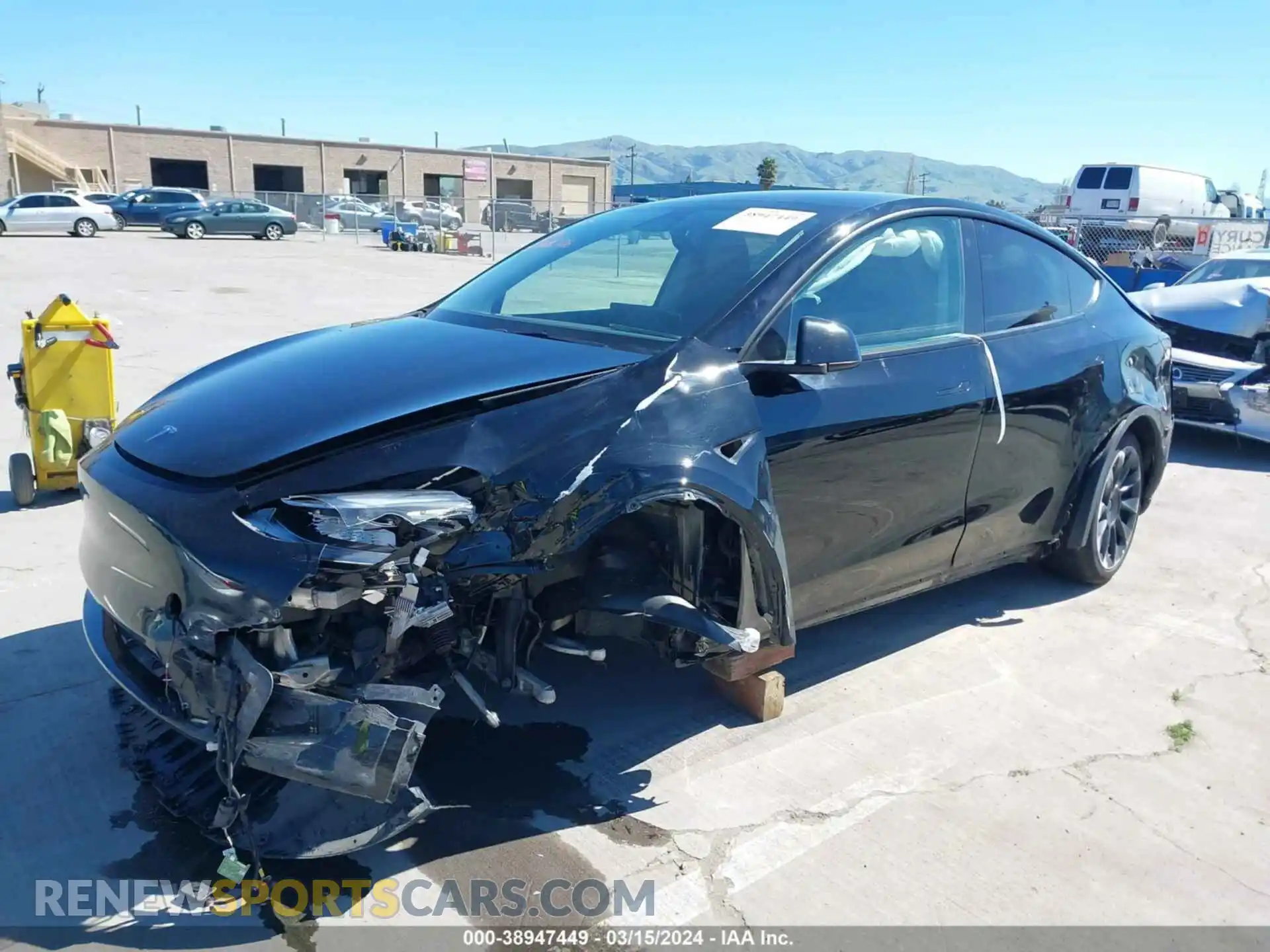2 Photograph of a damaged car 7SAYGDEE0NF509060 TESLA MODEL Y 2022