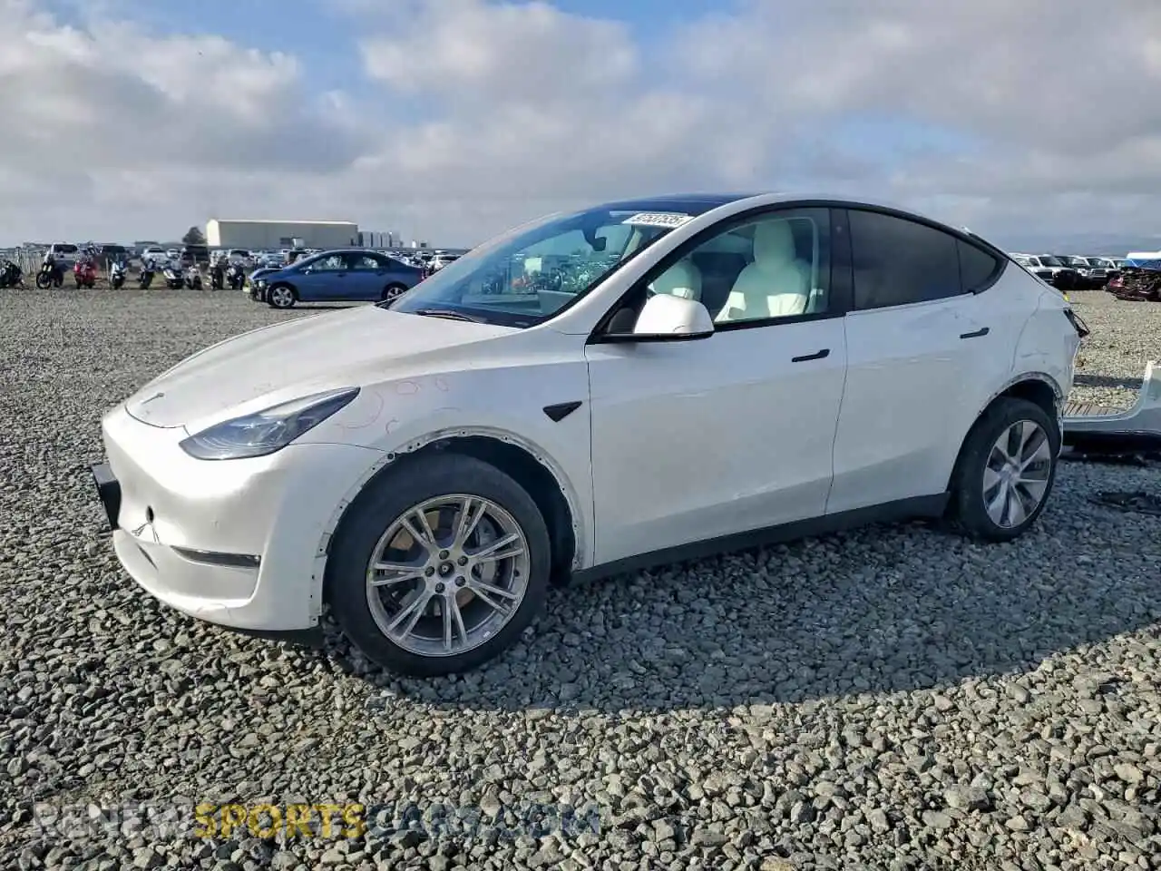 1 Photograph of a damaged car 7SAYGDEE0NF520902 TESLA MODEL Y 2022