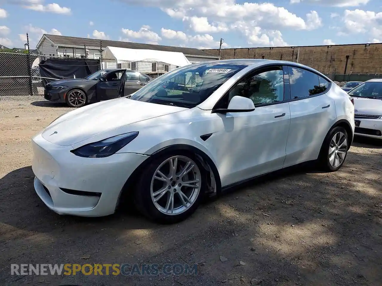1 fotografías del automóvil dañado 7SAYGDEE0NF563832 TESLA MODEL Y 2022