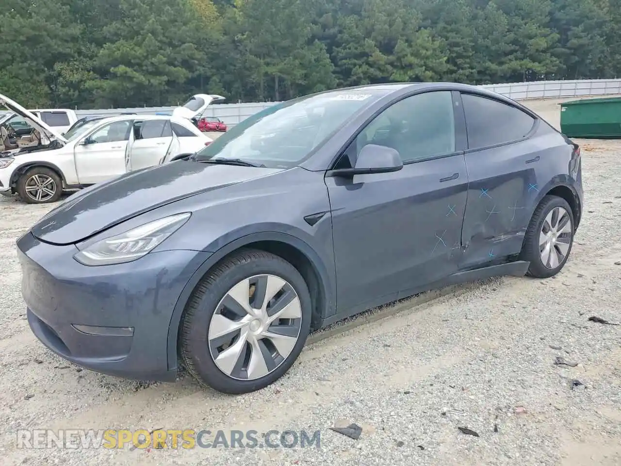 1 fotografías del automóvil dañado 7SAYGDEE1NA005548 TESLA MODEL Y 2022