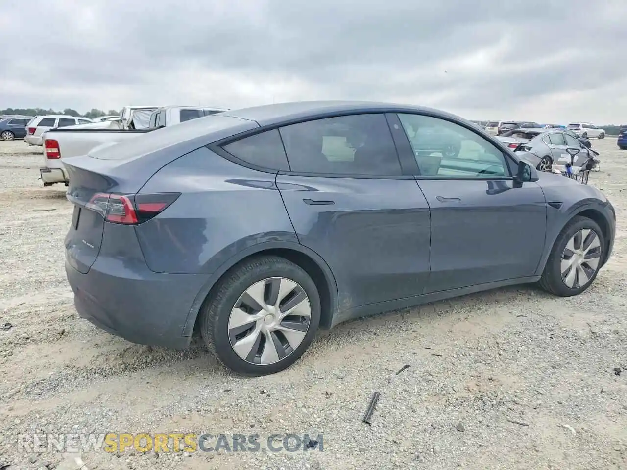 3 fotografías del automóvil dañado 7SAYGDEE1NA005548 TESLA MODEL Y 2022
