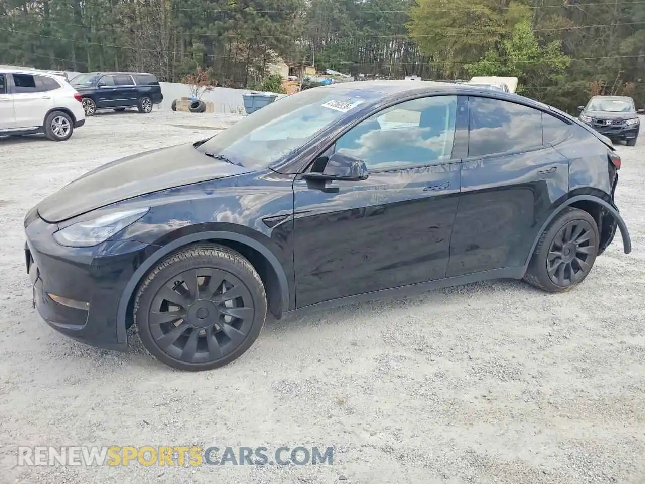 1 Photograph of a damaged car 7SAYGDEE1NA007462 TESLA MODEL Y 2022