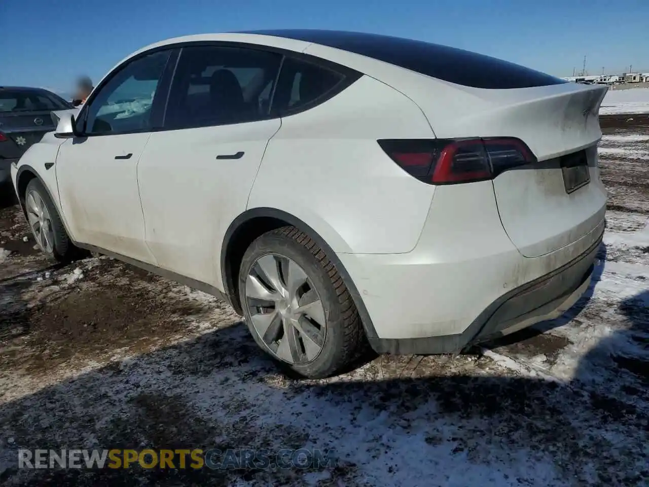 2 Photograph of a damaged car 7SAYGDEE1NA009664 TESLA MODEL Y 2022