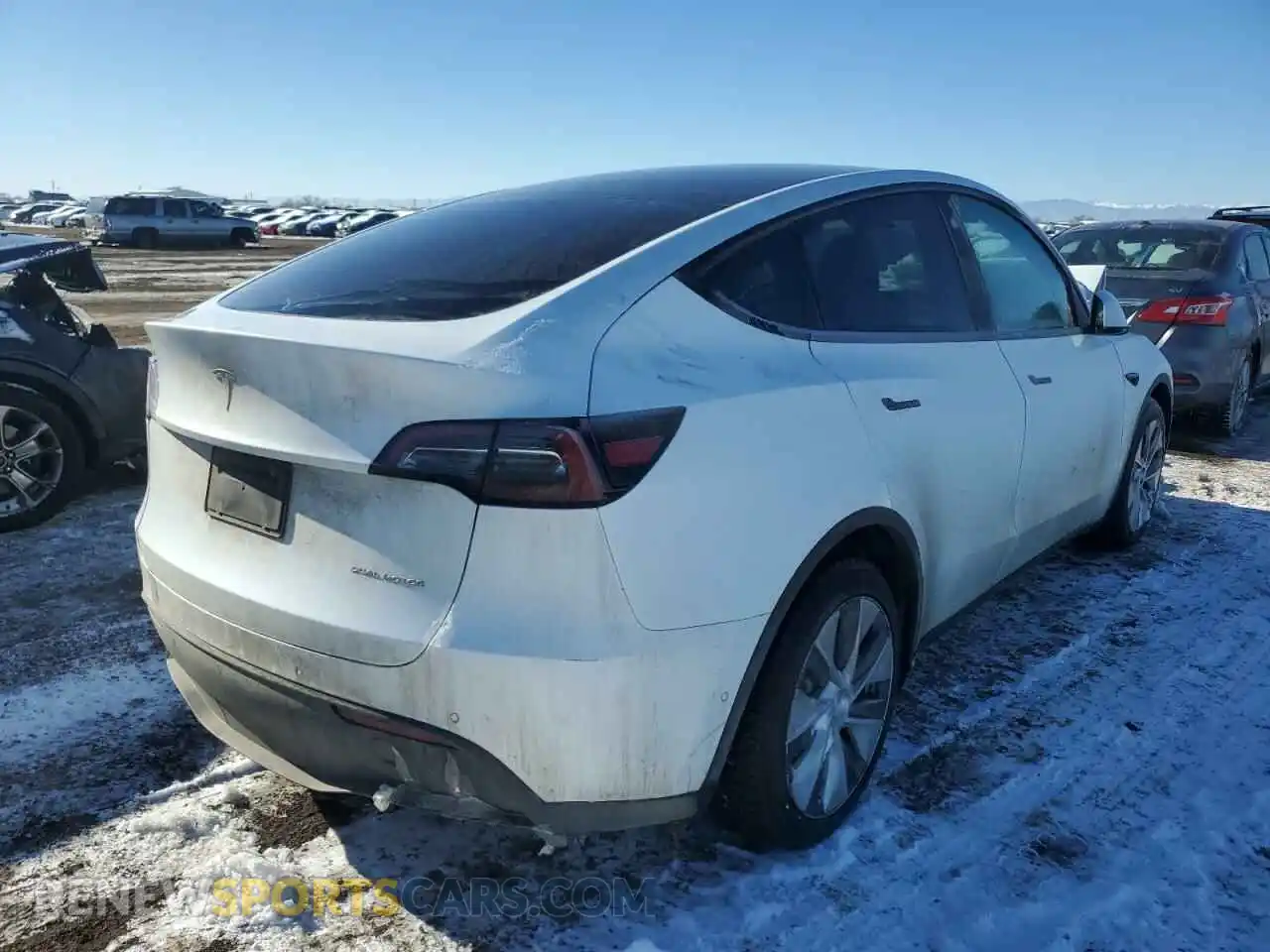 3 Photograph of a damaged car 7SAYGDEE1NA009664 TESLA MODEL Y 2022