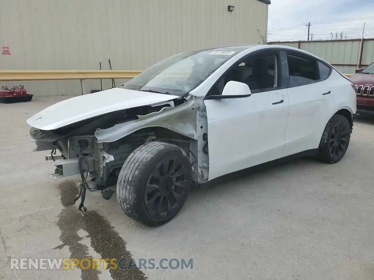 1 Photograph of a damaged car 7SAYGDEE1NA011141 TESLA MODEL Y 2022
