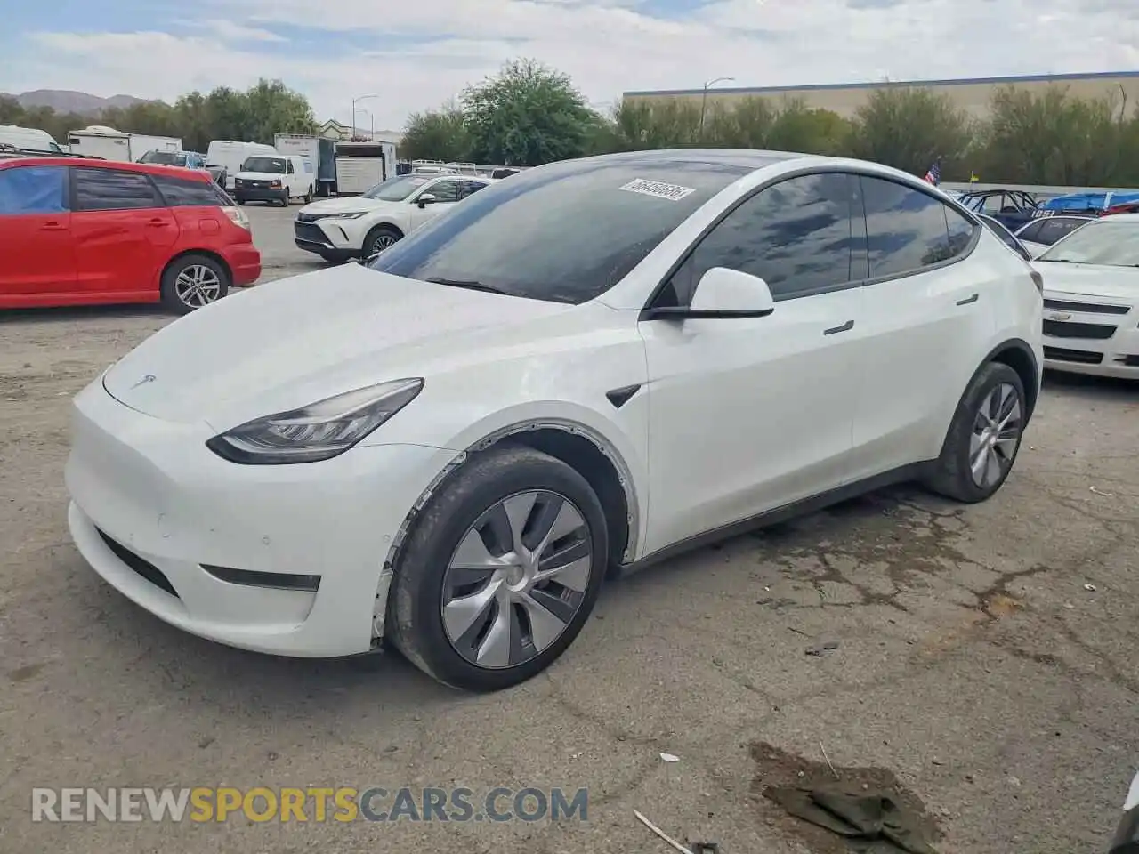 1 Фотография поврежденного автомобиля 7SAYGDEE1NA012001 TESLA MODEL Y 2022